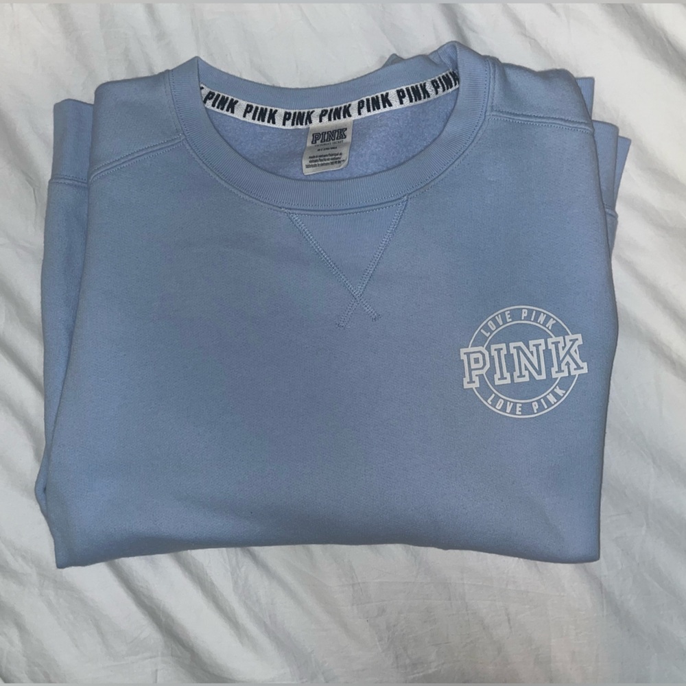 Pink Victoria secret size medium light blue